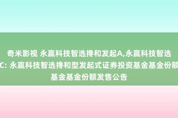 奇米影视 永赢科技智选搀和发起A,永赢科技智选搀和发起C: 永赢科技智选搀和型发起式证券投资基金基金份额发售公告