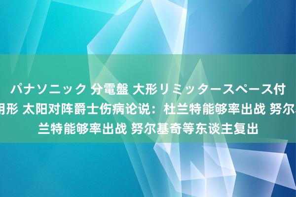 パナソニック 分電盤 大形リミッタースペース付 露出・半埋込両用形 太阳对阵爵士伤病论说：杜兰特能够率出战 努尔基奇等东谈主复出