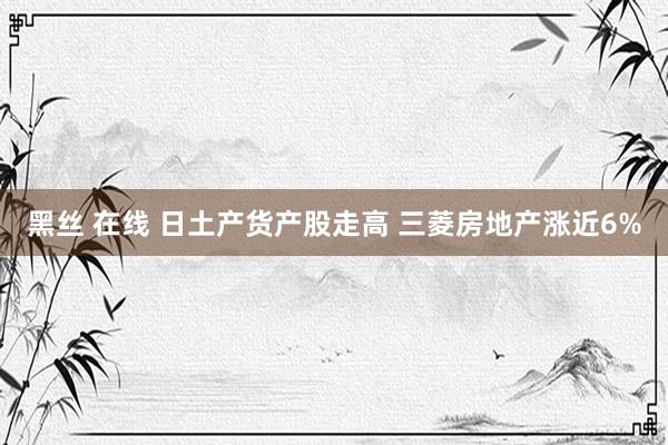 黑丝 在线 日土产货产股走高 三菱房地产涨近6%
