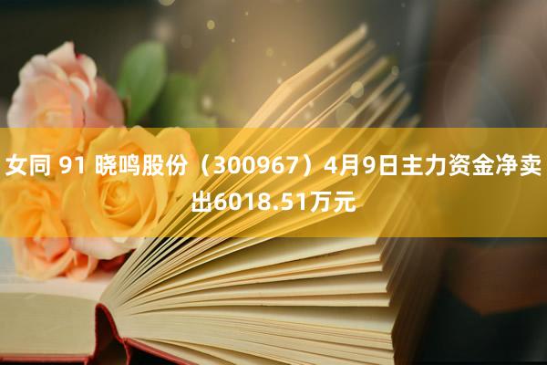 女同 91 晓鸣股份（300967）4月9日主力资金净卖出6018.51万元
